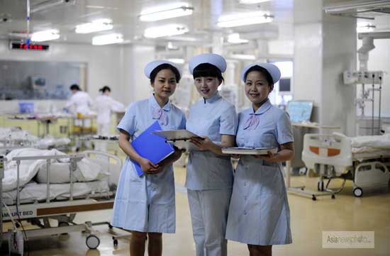 重慶主城多家醫院護士服“大變身”