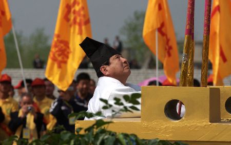 河南淮濱舉行中華蔣氏祭祖大典（組圖）