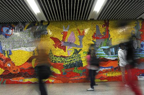 北京將對58個新建地鐵站進行藝術裝修