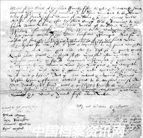 莎士比亞簽名遺囑:只留給老婆一張床 圖