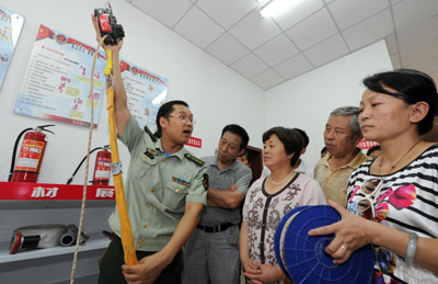 安徽省首個“社區(qū)消防體驗展示館”亮相合肥