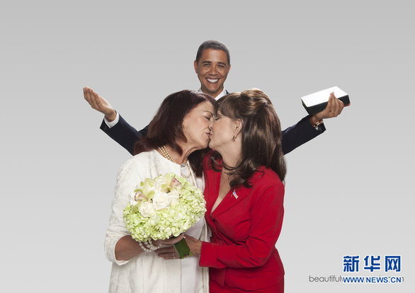 美社交網站惡搞奧巴馬 宣傳同性婚姻