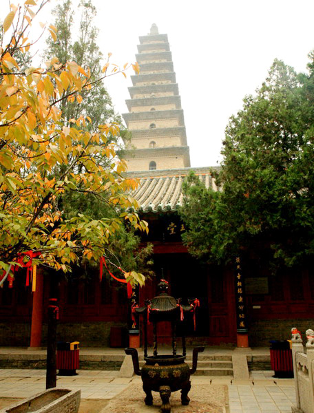 “愛(ài)情圣地”普救寺