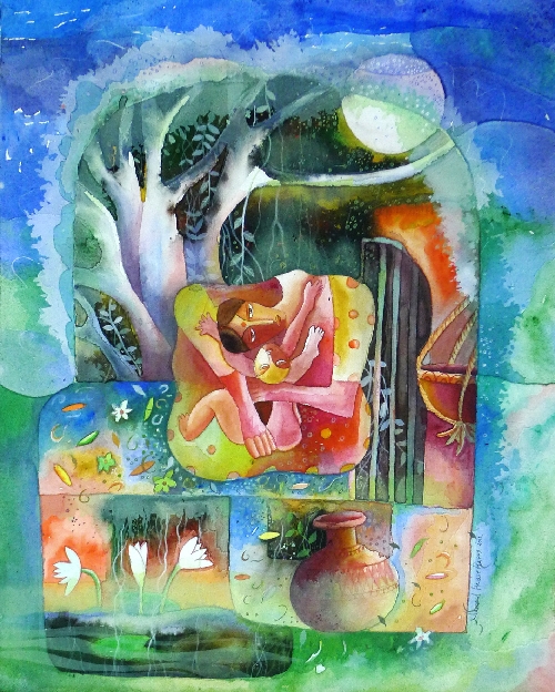 意會中國——孟加拉國青年藝術家來華采風創作作品展在宋莊舉行