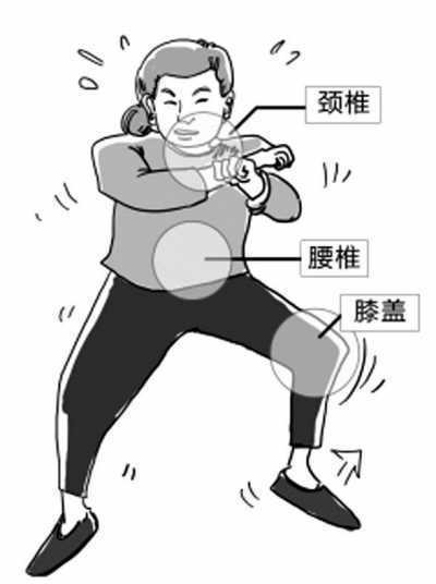 《江南style》能否練健身操?老年人最好別嘗試