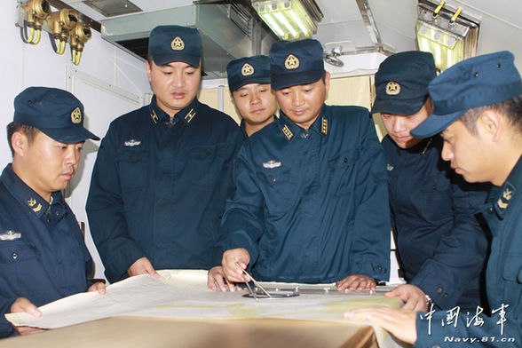 中國海軍新型潛艇內(nèi)部照曝光