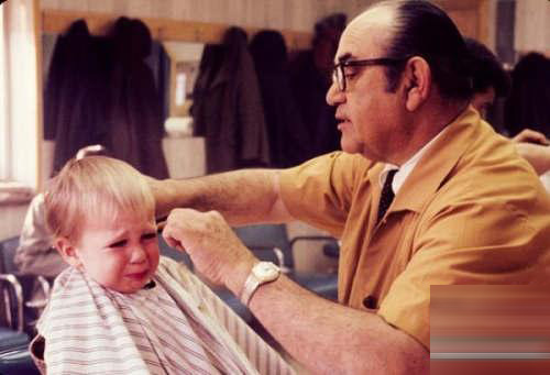 又囧又萌！寶寶理發好傷心