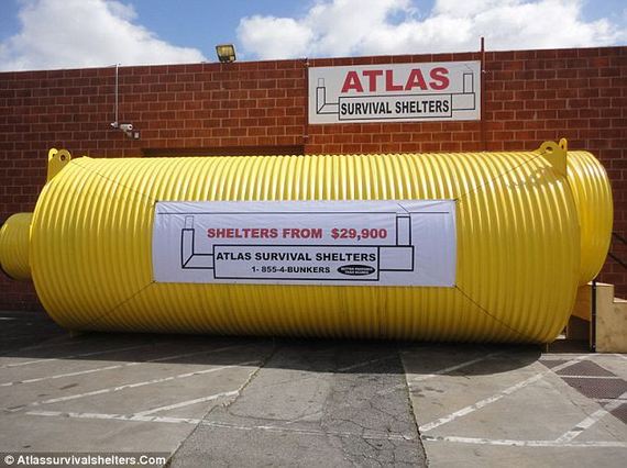 美男子制豪華避難艙應對世界末日：造價46萬元