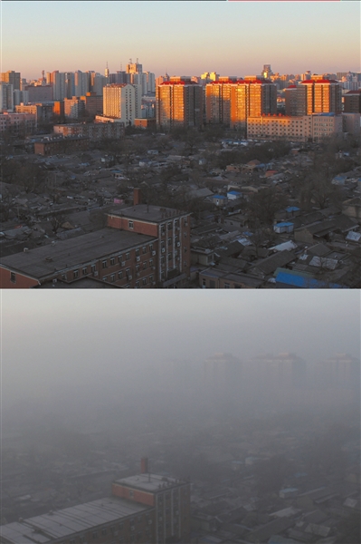 北京通州達極重污染值 未來三天多地將達極重污染