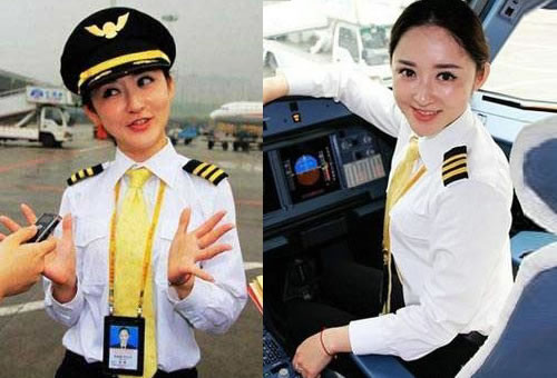 爆紅網(wǎng)絡(luò)的各行時(shí)尚美女 女飛行員張楠被贊最美