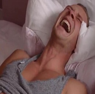 男子體驗分娩鎮痛 難以忍痛終放棄(組圖)