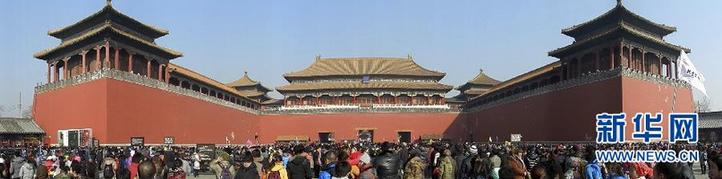 春節長假各地景區迎人潮