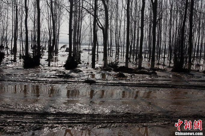 直擊山西洪洞受災現(xiàn)場 部分鐵路恢復通車