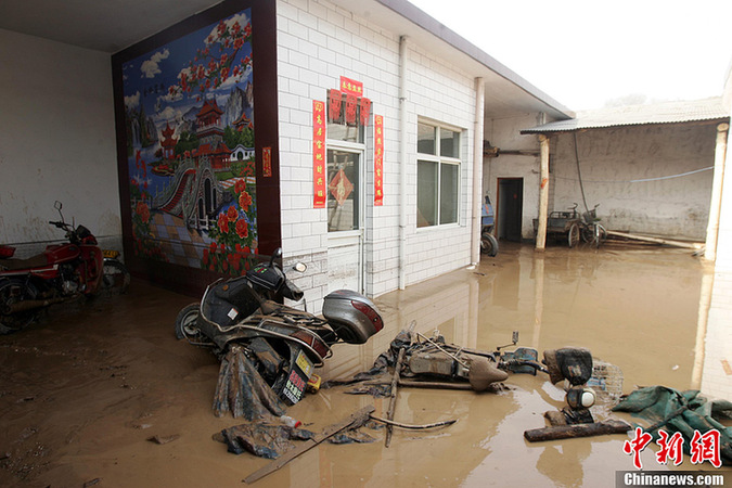 直擊山西洪洞受災現場 部分鐵路恢復通車