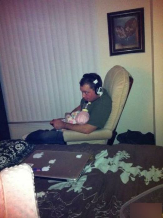 太囧 老爸帶孩子太坑人了