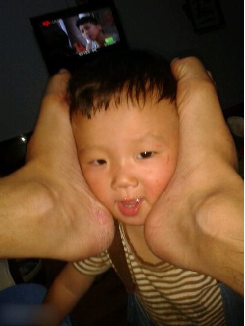 太囧 老爸帶孩子太坑人了