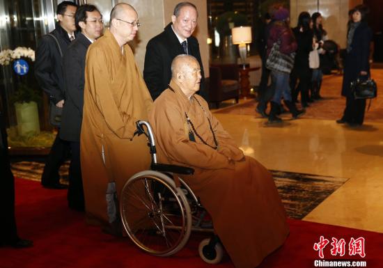 星云大師談訪大陸體會(huì):來(lái)來(lái)往往就是一家人