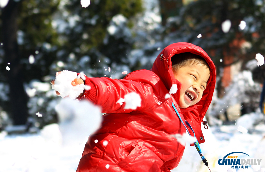 中國日報直擊北京三月春雪