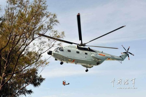 南海艦隊立體奪島：陸戰隊機降成功