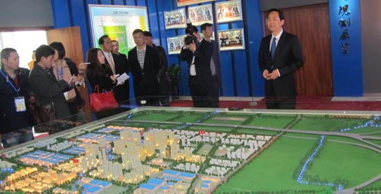 西洽會籌備期間記者受邀參觀西安高新區