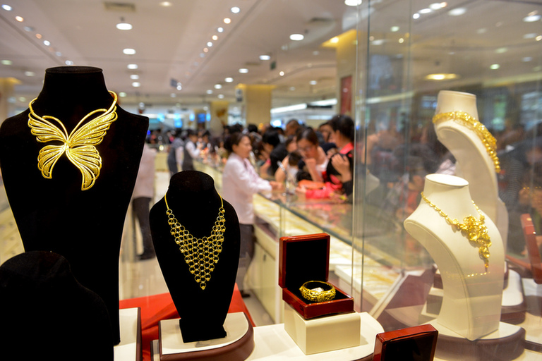 京城菜百黃金銷售熱度不減