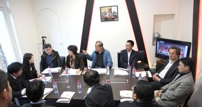 國家廣電總局代表團蒞臨中誼傳媒參觀指導