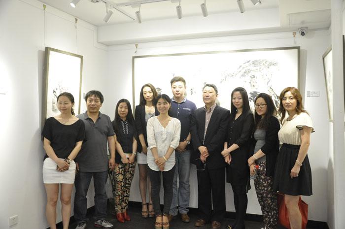 馮羔臨花鳥精品展在京舉行