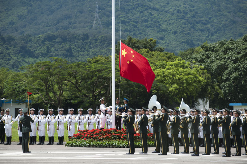 高清：駐港部隊舉行“軍營開放日”活動