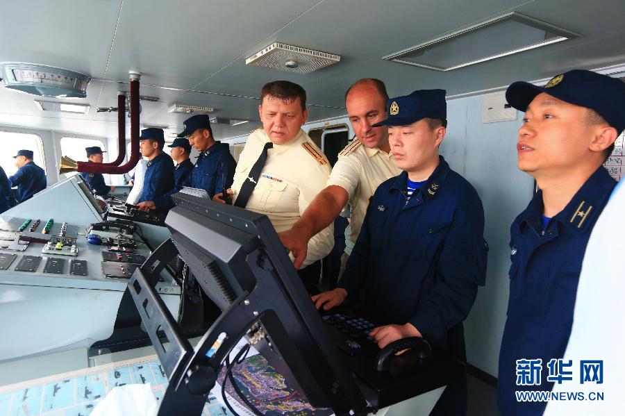 中俄海上聯(lián)演展開實(shí)兵演習(xí)階段首日演練