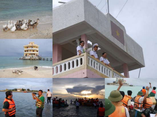 太囂張！越軍在中國南海島礁上架機槍養鴨子