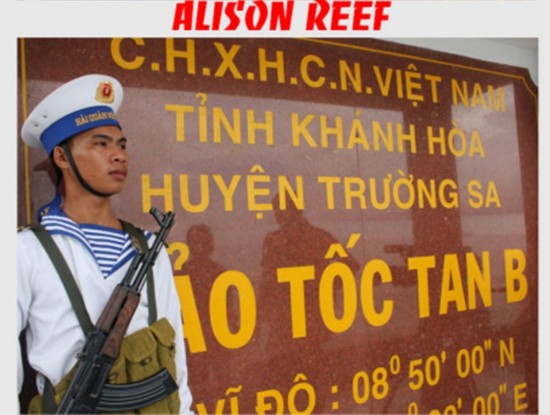 太囂張！越軍在中國南海島礁上架機槍養(yǎng)鴨子