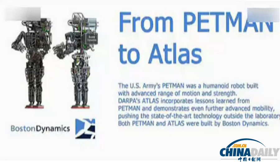 組圖：美軍研制最新戰爭機器人能跑會跳像