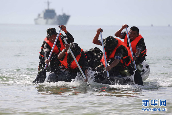 圖片實(shí)錄：全軍特種兵海上比武精彩回顧