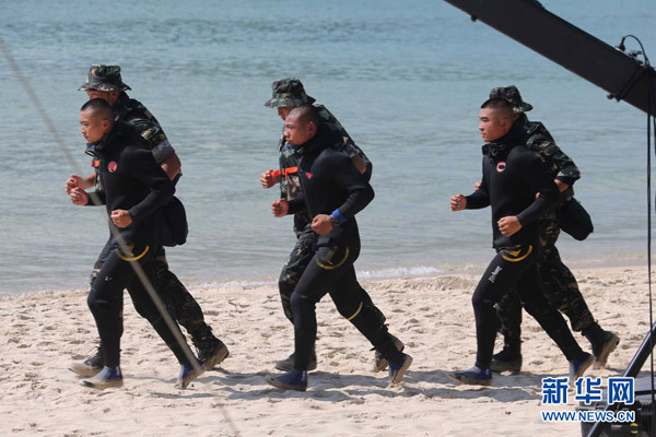 圖片實(shí)錄：全軍特種兵海上比武精彩回顧