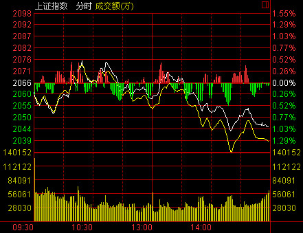 收盤：滬指跌1.01%失五日線 成長股依舊活躍