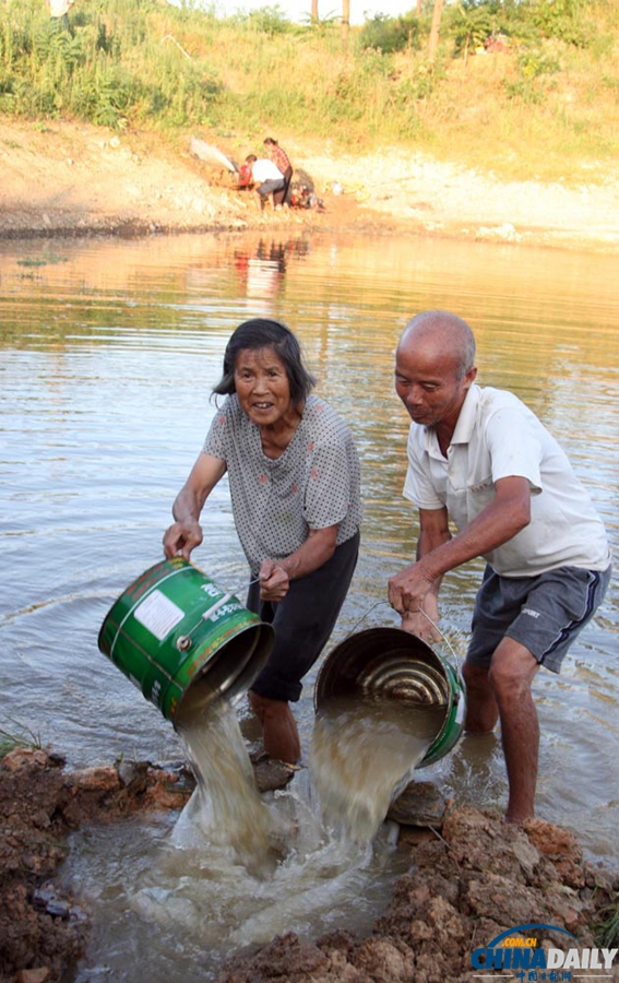 高清：湖南邵陽旱情持續發展 4萬人出現飲水困難