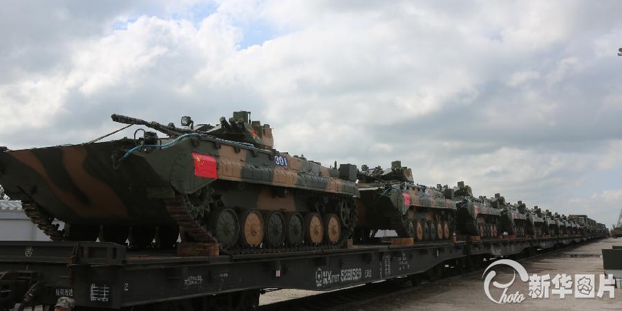 高清：中俄聯(lián)合軍演中方27日起向演習地域投送兵力