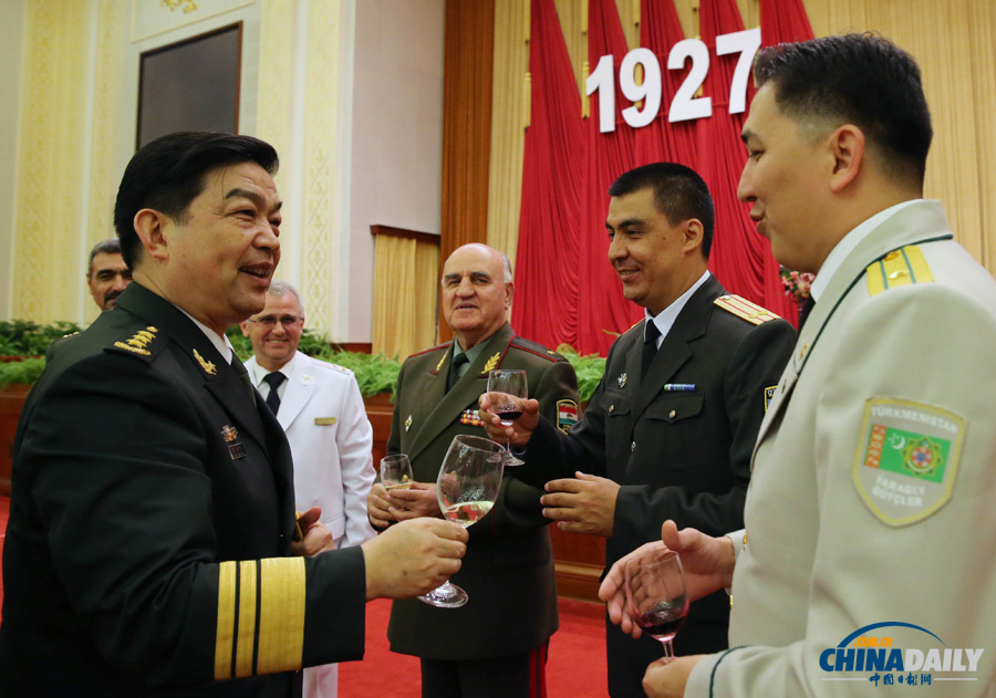 國防部舉行建軍86周年招待會