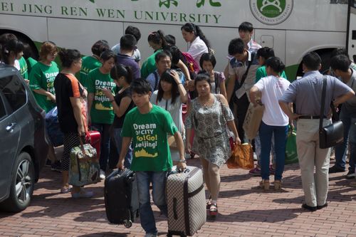 北京人文大學2013年迎新工作正式拉開序幕