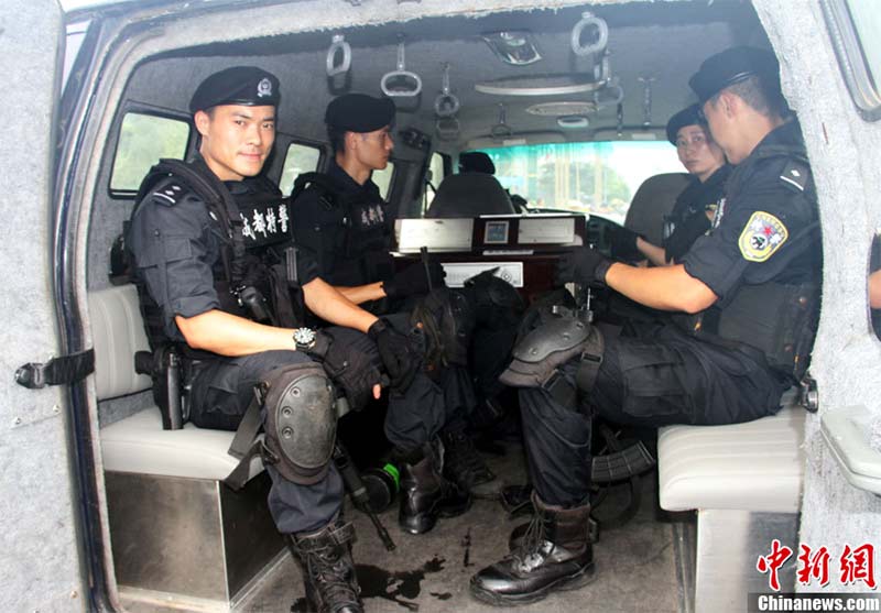 沈陽：新型警用電動巡邏車在全運村上崗