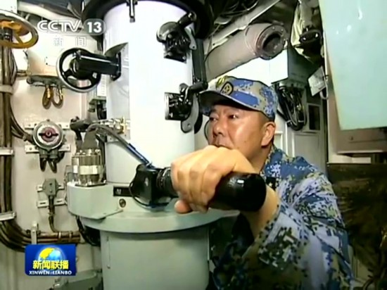 新聞聯(lián)播頭條報道解放軍首支核潛艇部隊(圖)