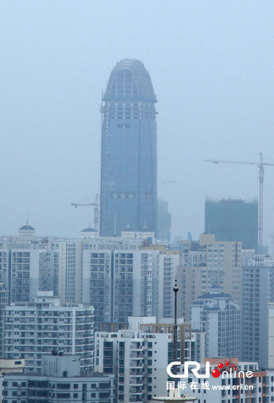 海南第一高樓外形酷似生殖器引市民吐槽(圖)