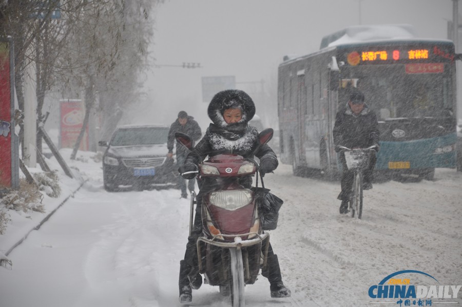 吉林氣象臺發(fā)布暴雪橙色預警