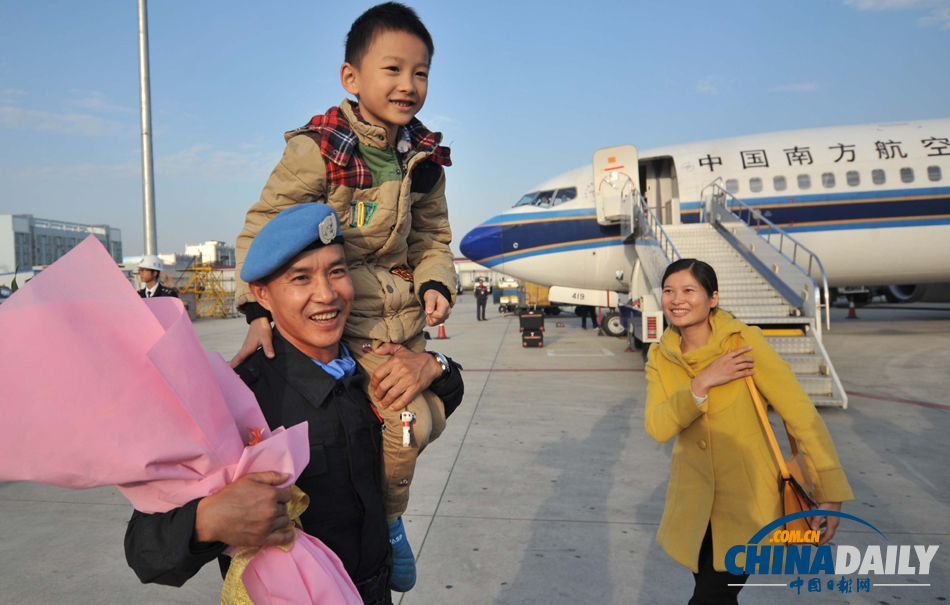 中國第二支赴南蘇丹維和警隊(duì)凱旋