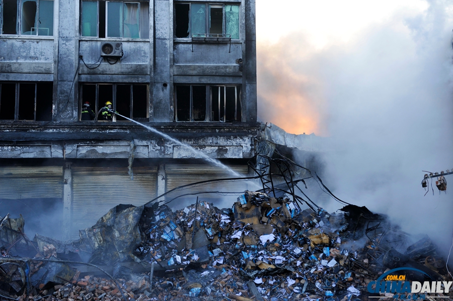 浙江溫嶺：一鞋廠火災致16遇難