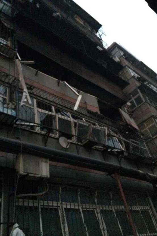 河北邯鄲：大年初一面粉廠家屬樓發生爆炸(圖)