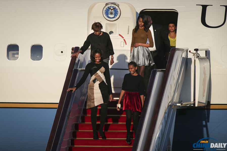 美國“第一夫人”米歇爾·奧巴馬抵達北京