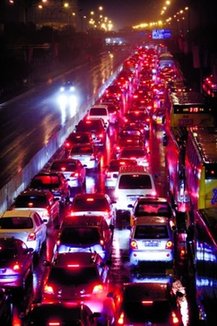 北京昨打破晚高峰擁堵路段紀錄 127路段飄紅