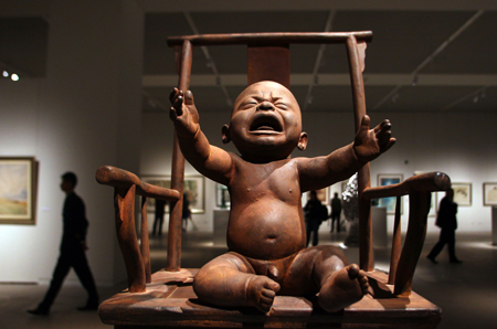 “藝術清華”造型藝術教師作品展亮相國家博物館