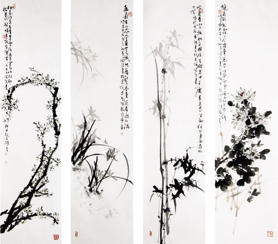 由東方水墨舉辦的書畫展覽在北京皇城藝術館隆重開幕